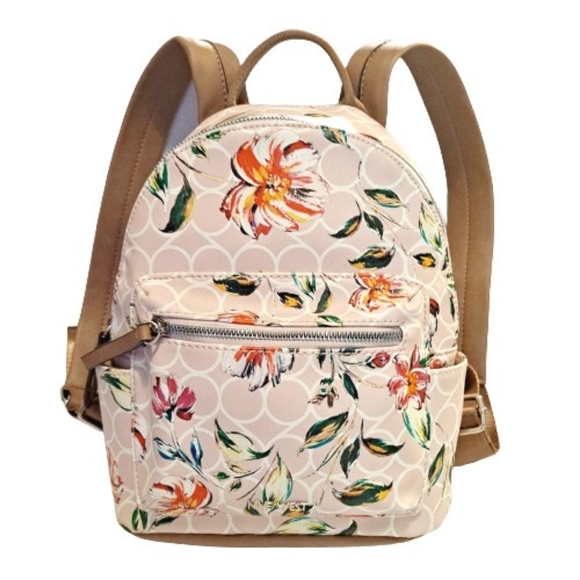 New York & Company Handbags - New York & Company Pastel Floral Mini Backpack